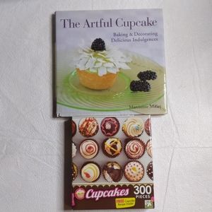 The Artful Cupcake + 300 Pc Cupcakes Jigsaw Puzzle